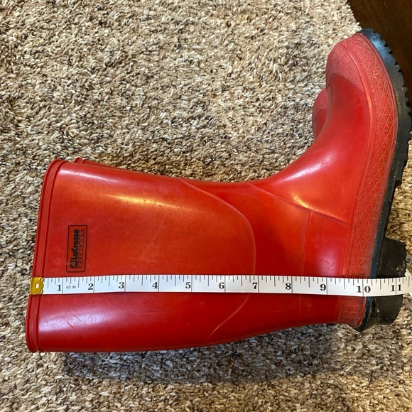 Lacrosse Red Rubber Rain Boots Size 5 - Picture 7 of 7